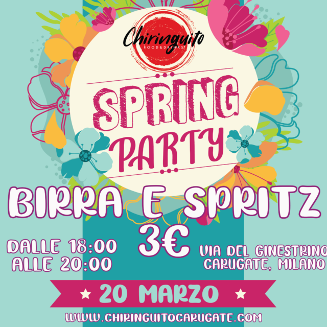 chiringuito spring party